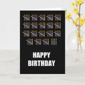 94. Geburtstag mit Kerzen Karte (Gelbe Blume)