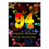 94. Geburtstag noch rocken (Vorne)