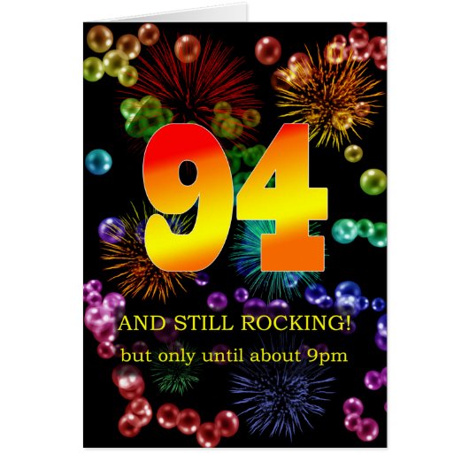 94. Geburtstag noch rocken (Vorne)