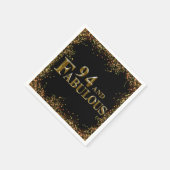 94. Geburtstag Serviette (Ecke)