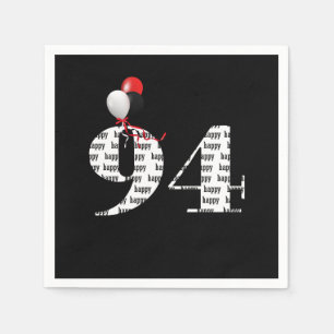 94. Geburtstagsballons Serviette