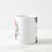 94. Geburtstagsfeier - Blumenkreide mit Goldnummer Kaffeetasse (Mittel)