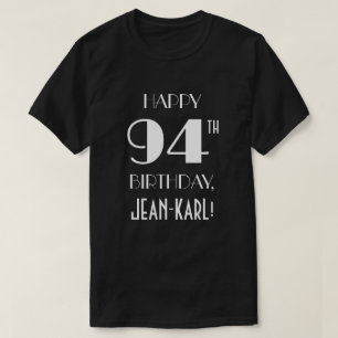 94. Geburtstagsparty - Art Déco Inspiriert Look S T-Shirt