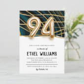 94. Geburtstagsparty Einladung (Stehend Vorderseite)