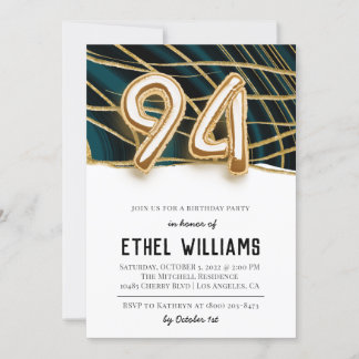 94. Geburtstagsparty Einladung