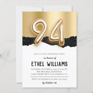 94. Geburtstagsparty Einladung