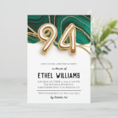 94. Geburtstagsparty Einladung (Stehend Vorderseite)
