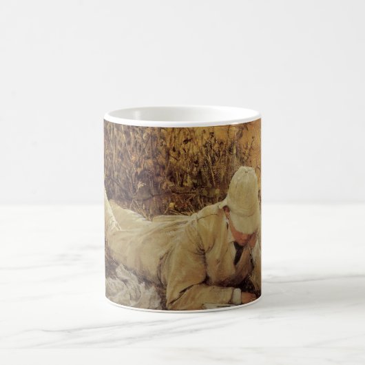 94 Grad im Schatten, Sir Lawrence Alma Tadema Kaffeetasse (Mittel)