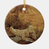 94 Grad im Schatten, Sir Lawrence Alma Tadema Keramik Ornament (Vorne)