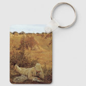 94 Grad im Schatten, Sir Lawrence Alma Tadema Schlüsselanhänger (Rückseite)