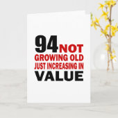 94 Nur Geburtstag wachsen Karte (Gelbe Blume)