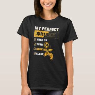 94. Perfect Birthday Gamer 94-jähriges Gaming T-Shirt