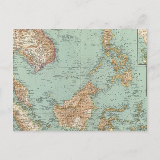 9596 Indocina, Siam, Malese Arcipelago Postkarte (Vorderseite)