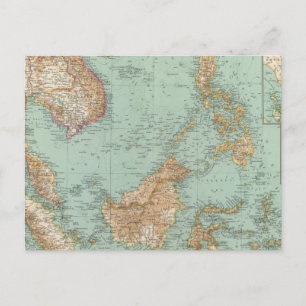 9596 Indocina, Siam, Malese Arcipelago Postkarte