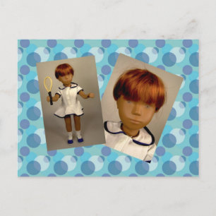 95 08005 Sasha rote Haare Postkarte