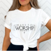 95:1 Zitat zum Worship-Psalm - Christlicher Glaube T-Shirt