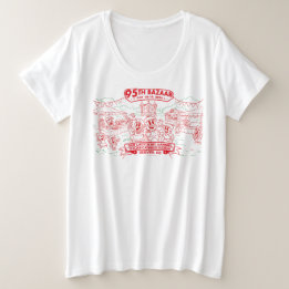 95. Bazaar Frauen Große Größe T-Shirt