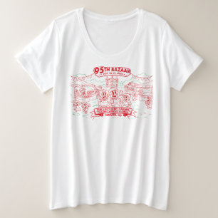 95. Bazaar Frauen Große Größe T-Shirt