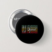 95 Db Squad Handzeichensprache Gehörverlust Bewuss Button (Vorne & Hinten)