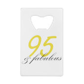 95 & Fabulous Geldbeutel Flaschenöffner (Rückseite)