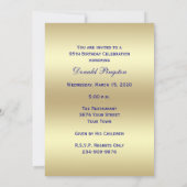 95. Foto Geburtstagsparty Einladung Marine 95 (Rückseite)