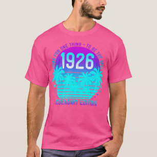 95. Geburtstag Ästhetik Vintag 1926 Sonnenuntergan T-Shirt