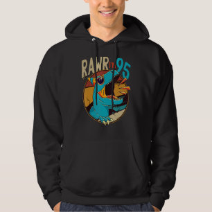 95. Geburtstag Dinosaurier 95 Jahre alter Dinosaur Hoodie