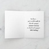 95. Geburtstag für ihre Funny Card Karte (Innenseite)