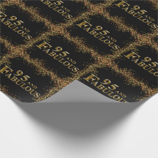 95. Geburtstag Geschenkpapier (Ecke)