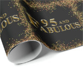 95. Geburtstag Geschenkpapier (Rolleneckpunkt)