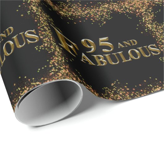95. Geburtstag Geschenkpapier (Rolleneckpunkt)