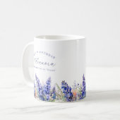 95. Geburtstag Juli Geburtstag Blume Geschenk Cust Kaffeetasse (Vorderseite Links)