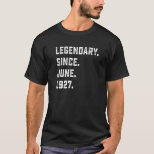 95. Geburtstag Legendary Seit Juni 1927 95 Jahre T-Shirt
