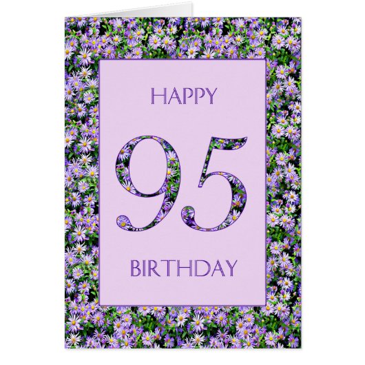 95. Geburtstag Lila Tageszeitung (Vorne)
