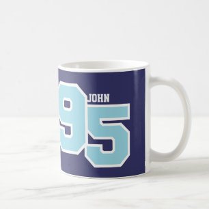 95. Geburtstag MARINE und WEISSES V01PB Kaffeetasse
