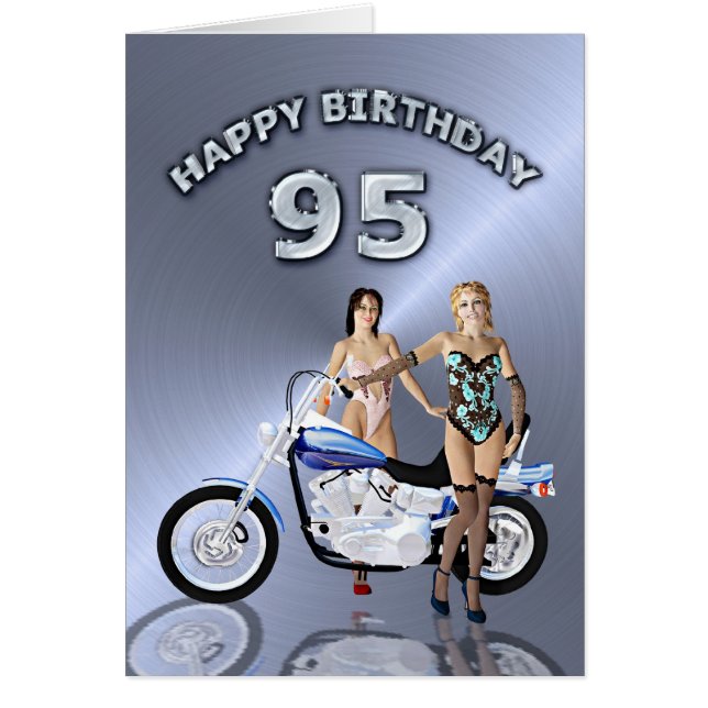 95. Geburtstag mit Mädchen und Motorrad (Vorne)