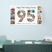 95. Geburtstag Party Nummer 95 FotoCollage Banner (Messeveranstaltung)