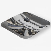 95. Geburtstag Retro Schreibmaschine Pappteller (Gewinkelt)