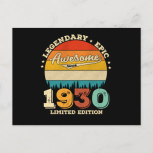 95. Geburtstag Retro Tolles 95. Geburtstagsgeschen Postkarte