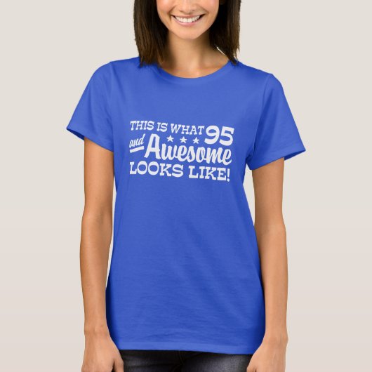 95. Geburtstag T-Shirt (Vorderseite)