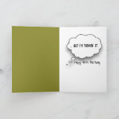 95. Geburtstagsbär mit Bier-Tasse Karte (Innenseite)