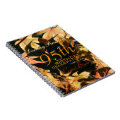 95. Geburtstagsfeier Autumn Custom Guest Book Notizblock (Rechte Seite)