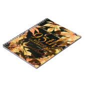 95. Geburtstagsfeier Autumn Custom Guest Book Notizblock (Linke Seite)