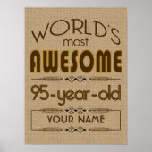 95. Geburtstagsfeier Weltklasse Poster (Vorne)