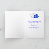 95. Geburtstagskarte mit abstrakten Plätzen. Karte (Innenseite)