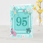 95. Geburtstagskarte mit Blumen Karte (Gelbe Blume)