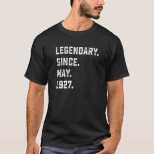 95. Geburtstagslegendär seit Mai 1927 95 Jahre T-Shirt