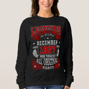 95. Geburtstagslegenden Geboren im Dezember 1927 9 Sweatshirt