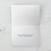 95. Geburtstagsnachricht in einer Flasche Karte (Innenseite)