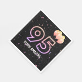 95. Geburtstagsparty Balloons und Confetti Serviette (Ecke)